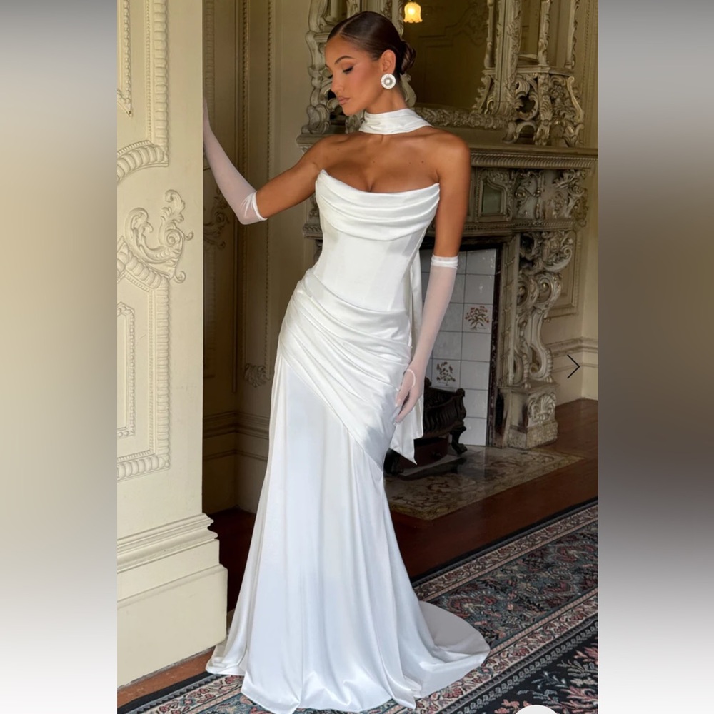 Babyboo Kensington Satin Bridal Dress Ivory